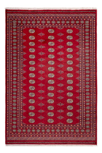 Tapis afghan - Boukhara - 308 x 207 cm - rouge