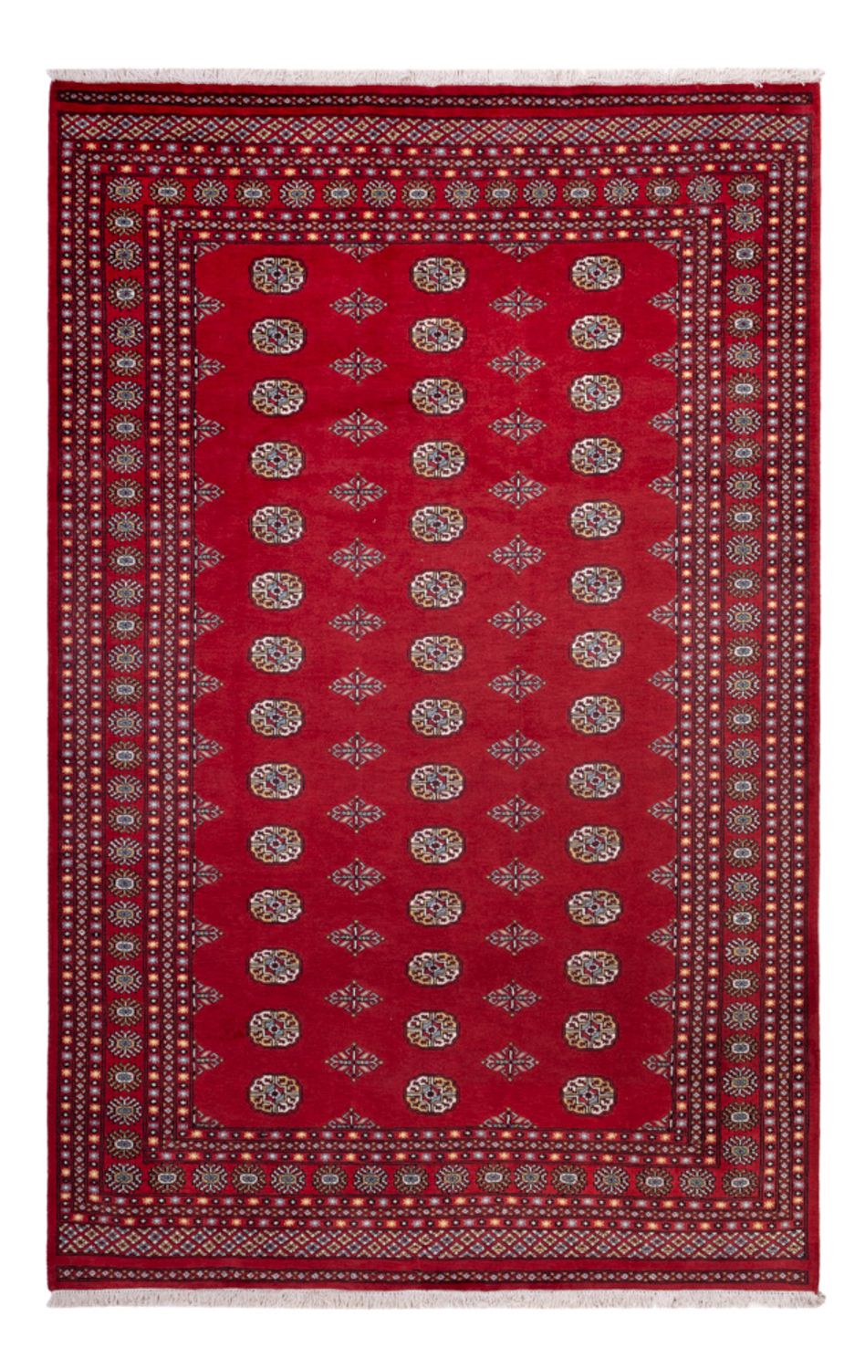 Afghan Teppich - Buchara - 314 x 202 cm - rot