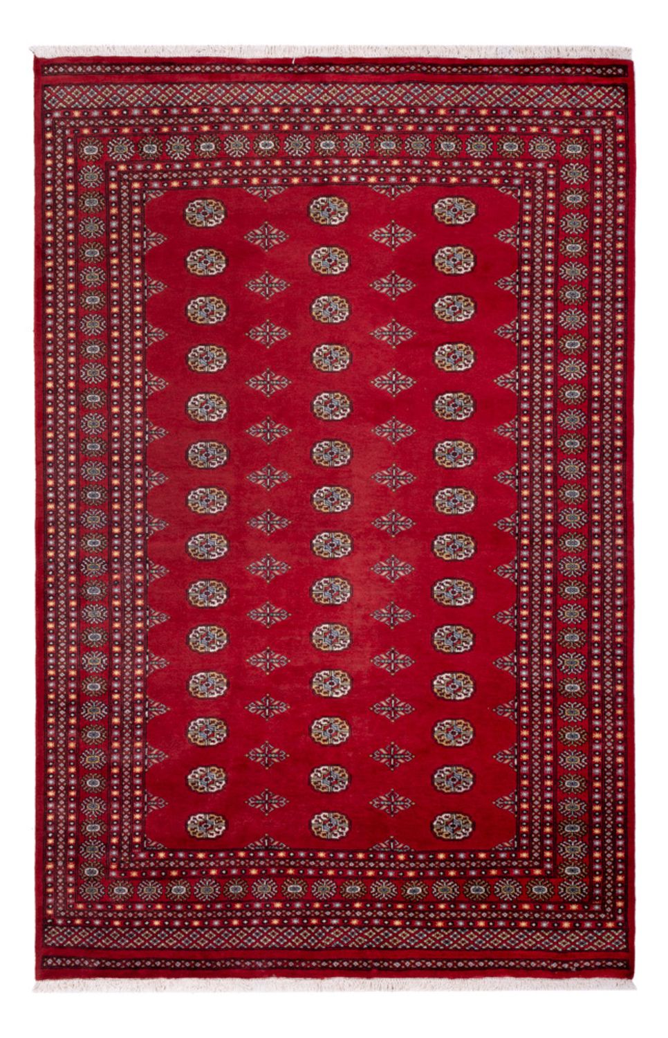 Afghan Teppich - Buchara - 306 x 202 cm - rot
