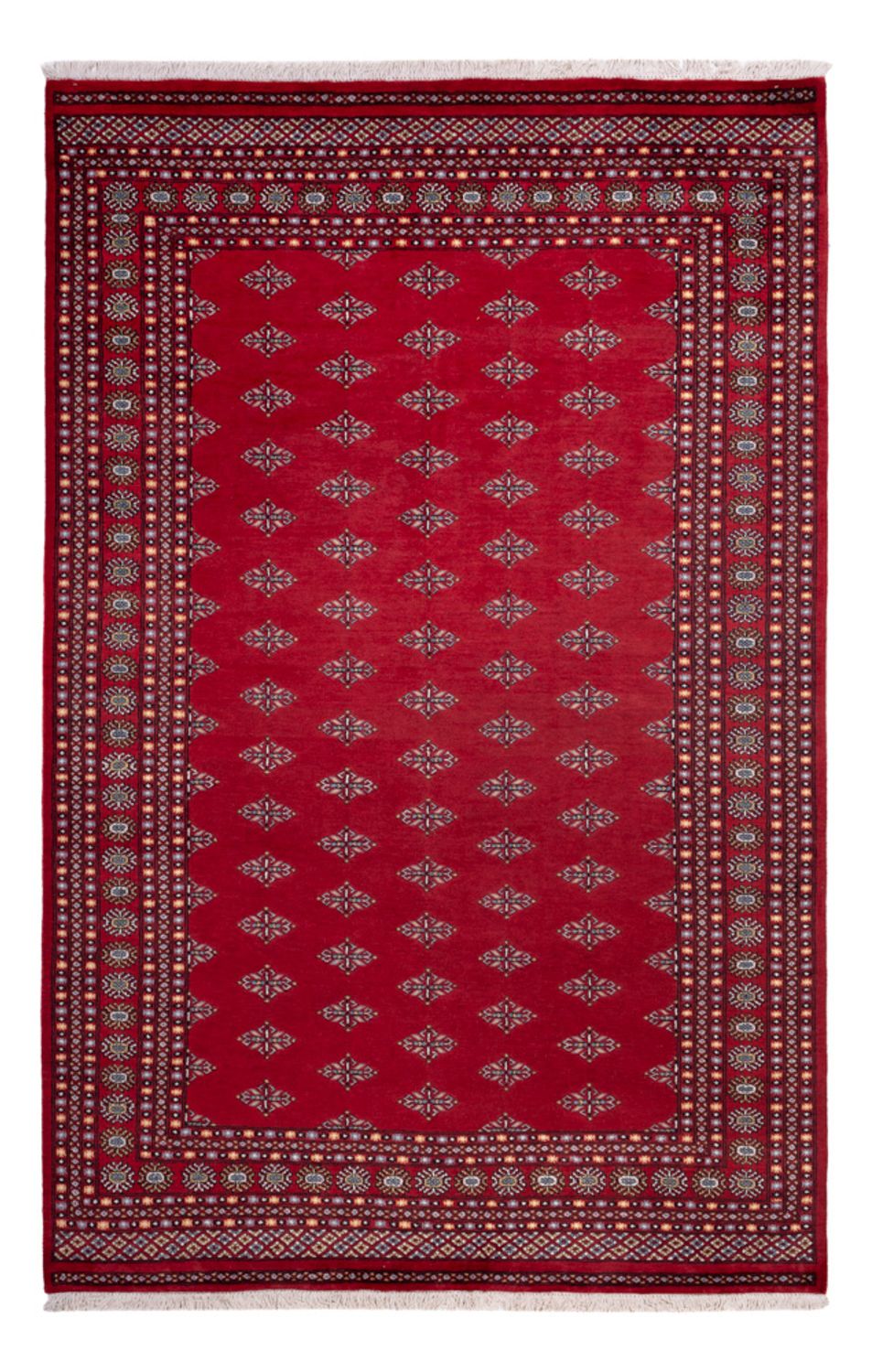 Afghan Teppich - Buchara - 317 x 204 cm - rot