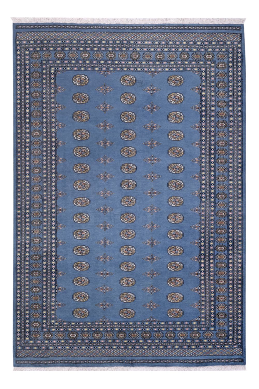Afghan Teppich - Buchara - 308 x 206 cm - blau