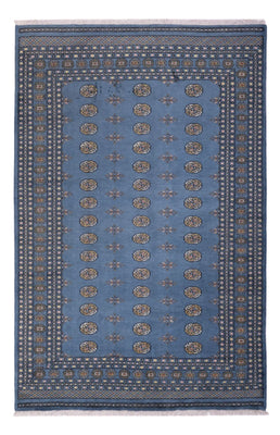 Afghan Teppich - Buchara - 309 x 205 cm - blau