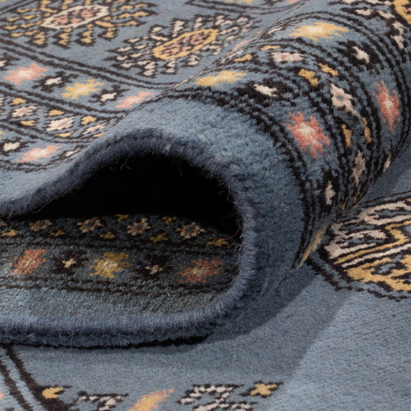 Afghan Teppich - Buchara - 309 x 205 cm - blau