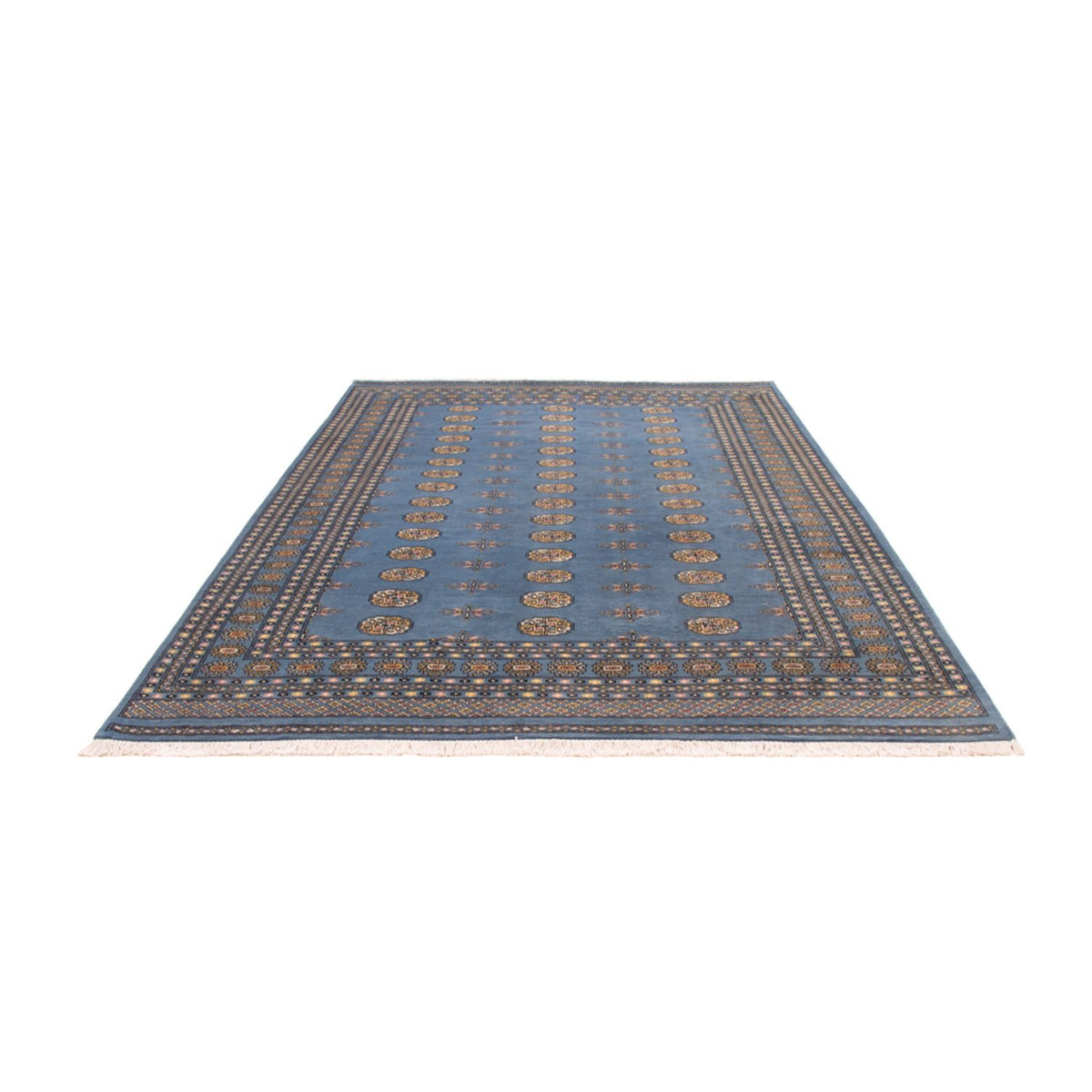 Afghan Teppich - Buchara - 309 x 205 cm - blau