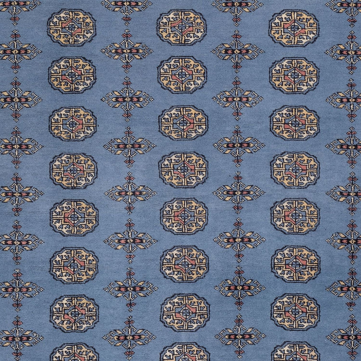 Afghan Teppich - Buchara - 307 x 250 cm - blau