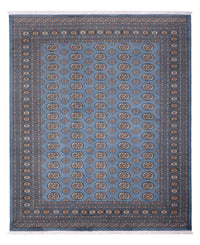 Tapis afghan - Boukhara - 305 x 249 cm - bleu clair
