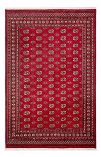 Tapis afghan - Boukhara - 298 x 198 cm - rouge