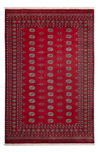 Tappeto afgano - Bukhara - 302 x 202 cm - rosso