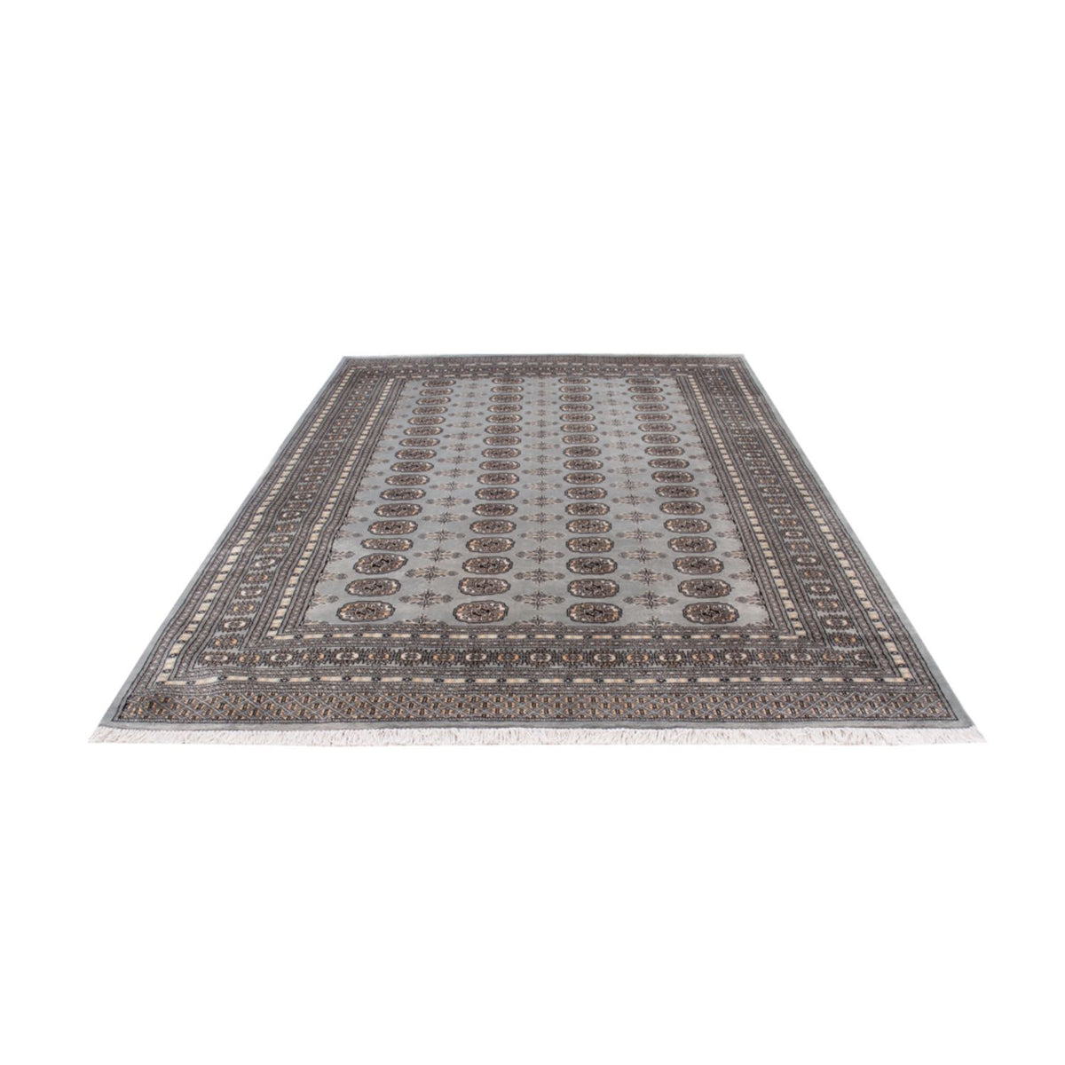 Afghan Teppich - Buchara - 310 x 207 cm - lichtblau