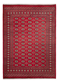 Tapis afghan - Boukhara - 297 x 220 cm - rouge