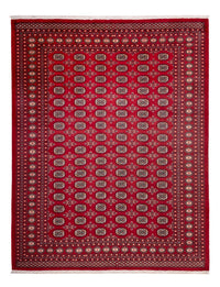 Tapis afghan - Boukhara - 322 x 248 cm - rouge