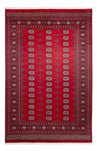 Tapis afghan - Boukhara - 306 x 197 cm - rouge