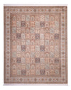 Tapis en soie du Cachemire Tapis 246x304cm - Tapis oriental - Rectangle / Sable / 246 x 304 cm Rectangle
