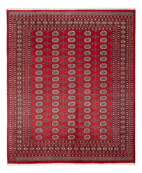 Tapis afghan - Boukhara - 298 x 243 cm - rouge