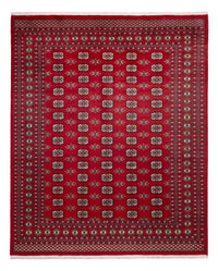 Tapis afghan - Boukhara - 301 x 245 cm - rouge