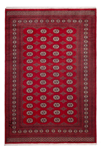 Tapis afghan - Boukhara - 290 x 200 cm - rouge