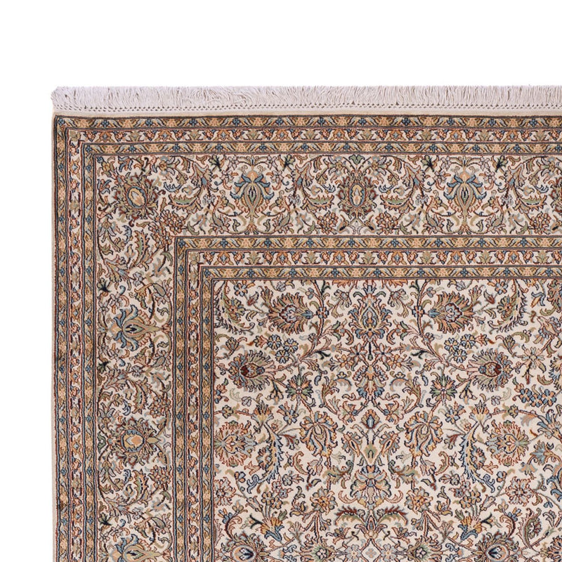 Seidenteppich - Kaschmir Seide - 326 x 216 cm - dunkelbeige