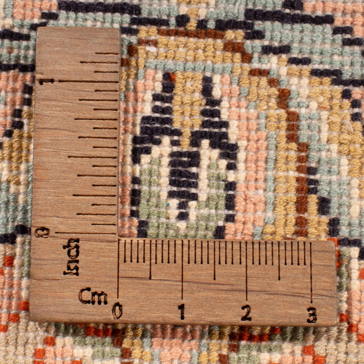 Seidenteppich - Kaschmir Seide - 318 x 216 cm - dunkelbeige