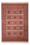 Tapis Afghan en soie Tapis 205x282cm - Tapis oriental - marron - Rectangle / Marron / 205 x 282 cm Rectangle