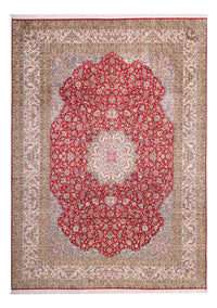 Tappeto di seta - Seta del Kashmir - 303 x 220 cm - rosso