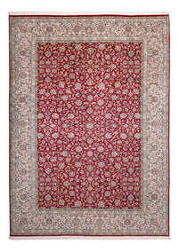 Tappeto di seta - Seta del Kashmir - 302 x 216 cm - rosso