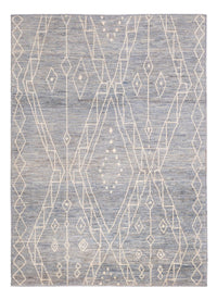 Tapis berbère - 208 x 148 cm - bleu de mer