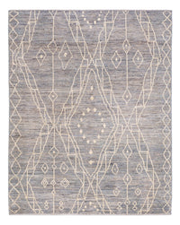 Tapis berbère - 198 x 156 cm - bleu de mer