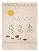 Berber Teppich 232x170cm - Wollteppich