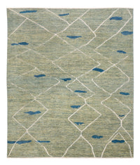 Tapis berbère - 300 x 256 cm - vert clair