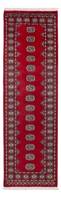 Tapis de couloir Tapis Pakistani - 255 x 77 cm - rouge
