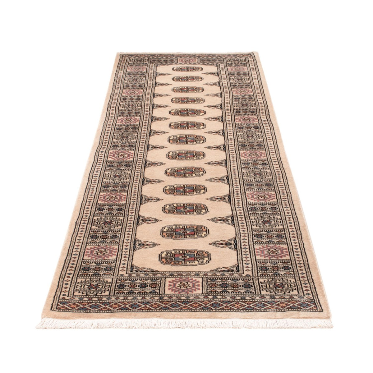 Läufer Pakistan - 249 x 77 cm - beige