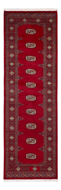 Tapis de couloir Tapis Pakistani - 247 x 79 cm - rouge