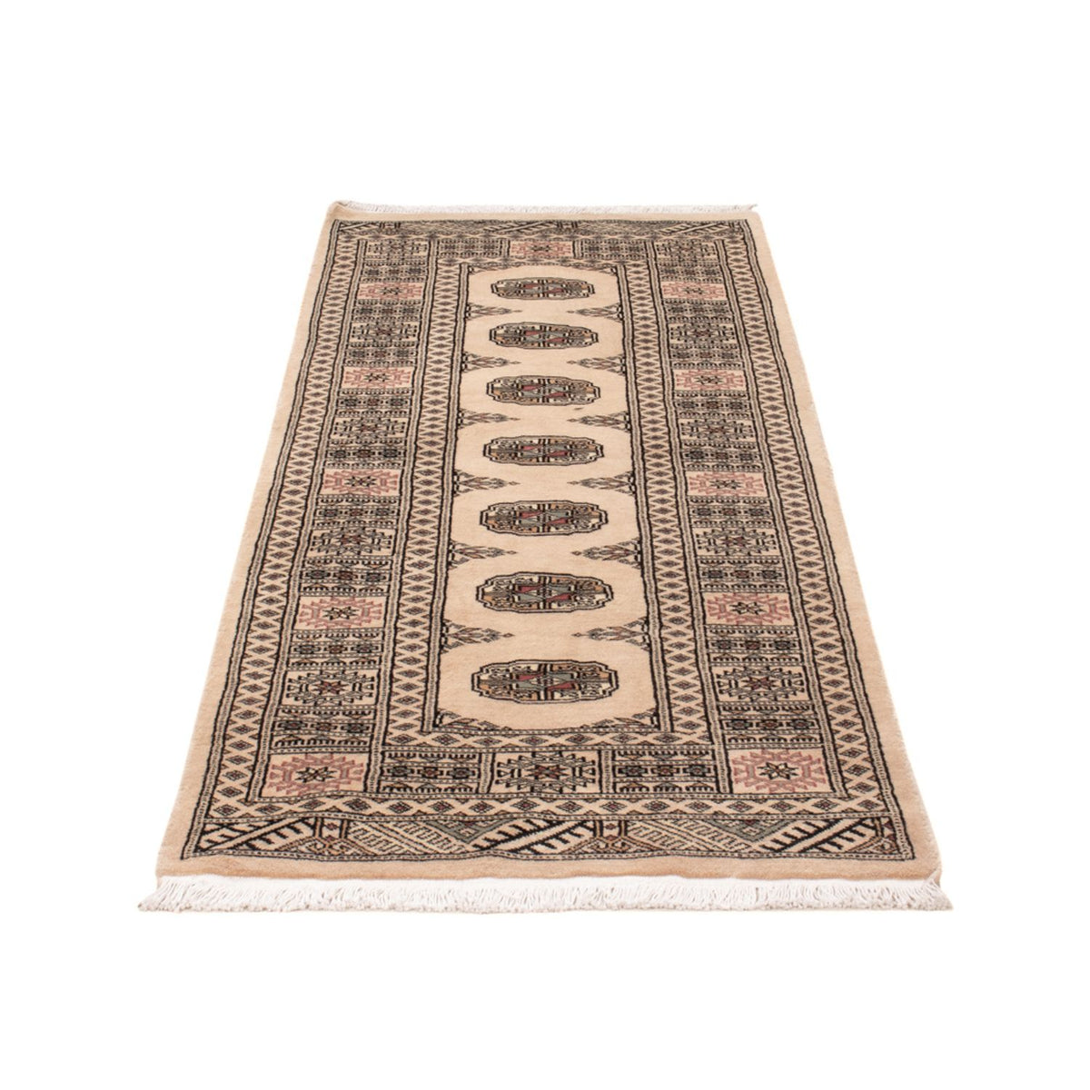 Läufer Pakistan - 206 x 77 cm - beige