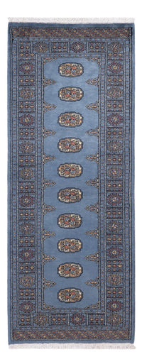Tapis de couloir Tapis Pakistani - 201 x 77 cm - bleu