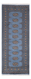 Tapis Pakistani 77x196cm - Tapis oriental - bleu - Tapis de couloir / Bleu / 77 x 196 cm Tapis de couloir