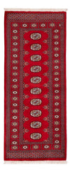 Pakistan Teppich 78x183cm - Orientteppich - Läufer / Rot / 78 x 183 cm Läufer