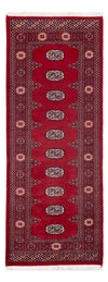 Tapis Pakistani 80x203cm - Tapis oriental - rouge - Tapis de couloir / Rouge / 80 x 203 cm Tapis de couloir