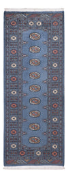 Tappeto Pakistani 80x199cm - Tappeto orientale - blu - Passatoia / Blu / 80 x 199 cm Passatoia