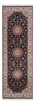 Läufer Orient - Nain - Indus - 253 x 81 cm - dunkelblau