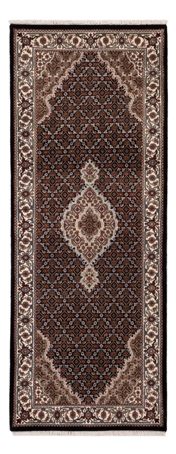 Läufer Orient - Täbriz - 204 x 80 cm - dunkelbeige