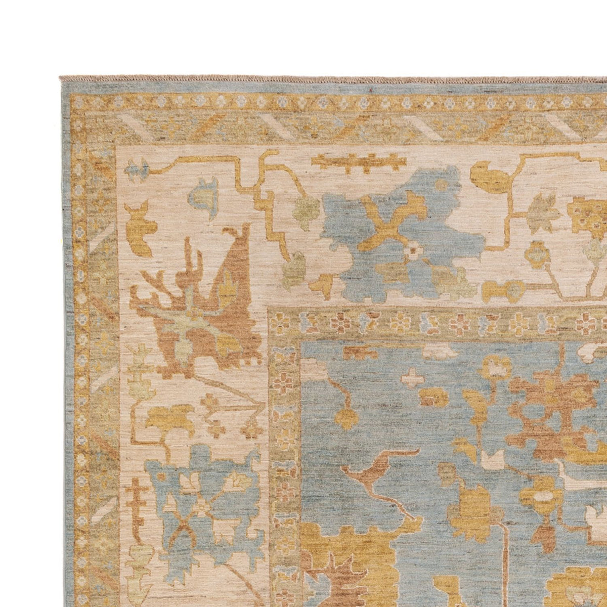 Ziegler Teppich - Usak - 306 x 245 cm - türkis