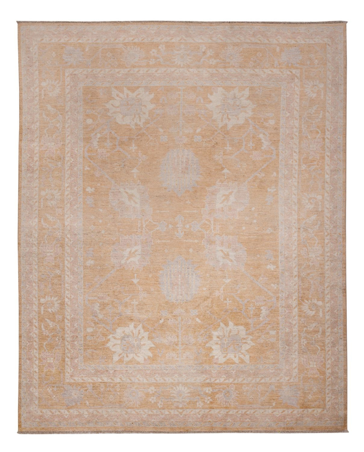 Ziegler Teppich - Usak - 306 x 246 cm - dunkelbeige