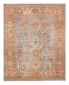Ushak Tappeto 243x306cm - Tappeto orientale - blu chiaro - Rettangolo / Blu chiaro / 243 x 306 cm Rettangolo