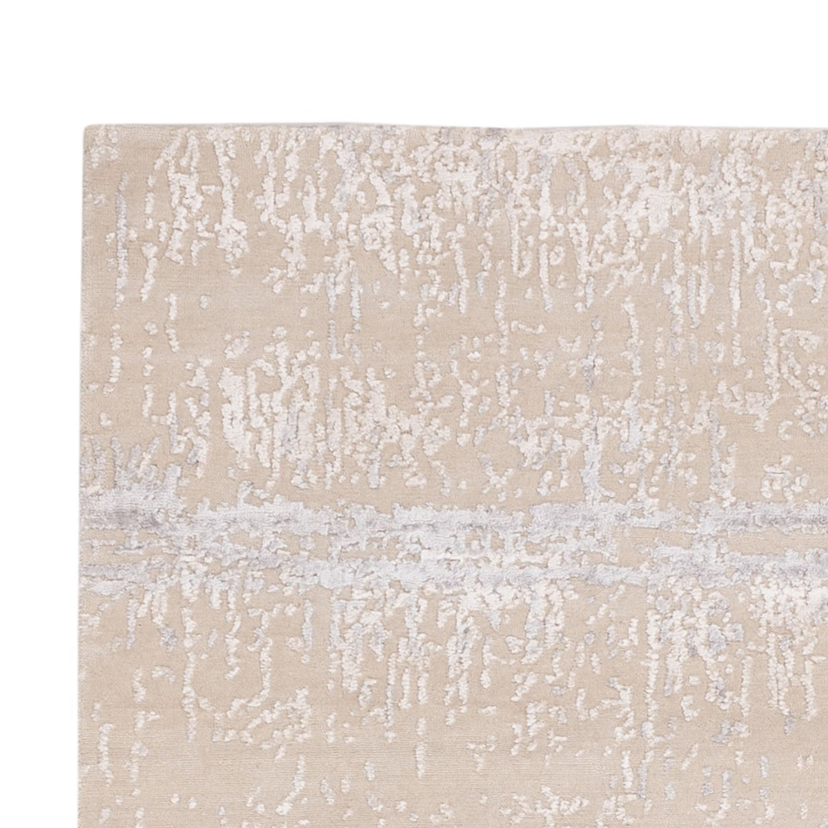 Designer Teppich - 208 x 151 cm - beige