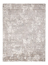 Tapis design - 206 x 154 cm - argent