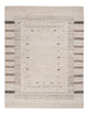 Gabbeh Teppich - Loribaft Indus - 207 x 156 cm - silber