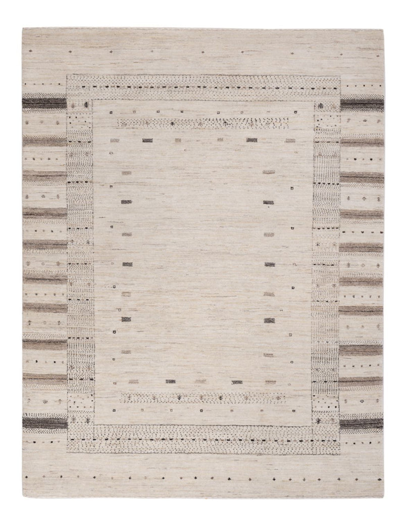 Gabbeh Teppich - Loribaft Indus - 207 x 156 cm - silber