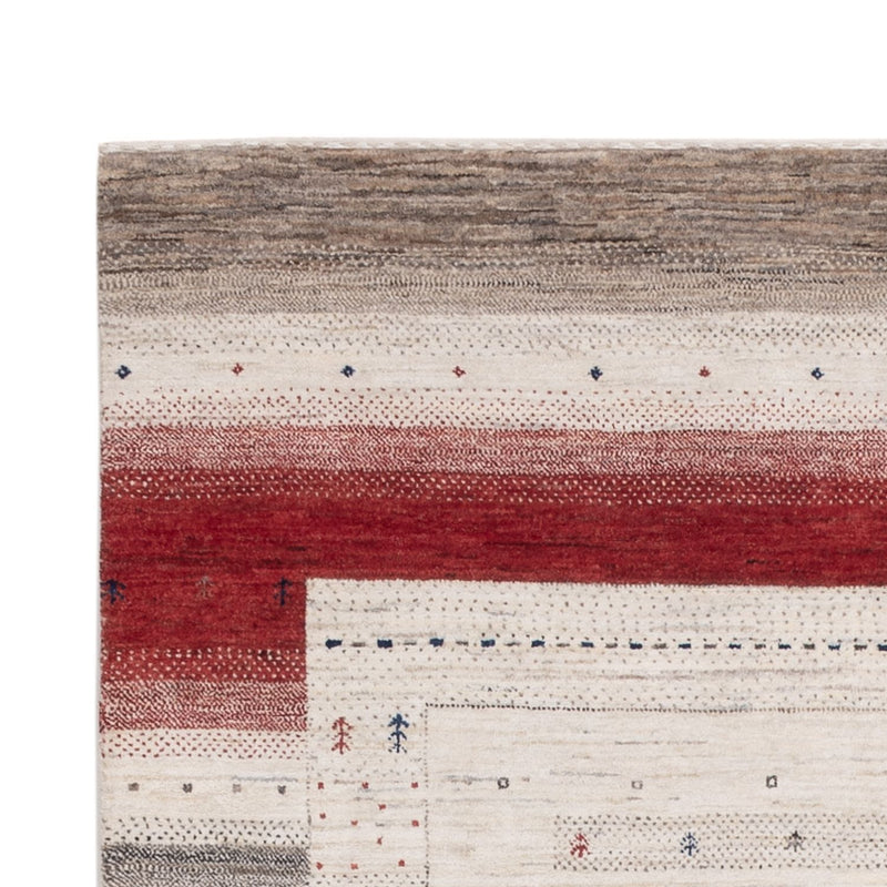 Gabbeh Teppich - Loribaft Indus - 207 x 153 cm - mehrfarbig