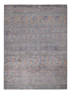 Designer Teppich - 205 x 152 cm - dunkelblau