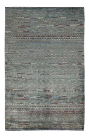Gabbeh Teppich - Perser - 208 x 136 cm - dunkelgrün